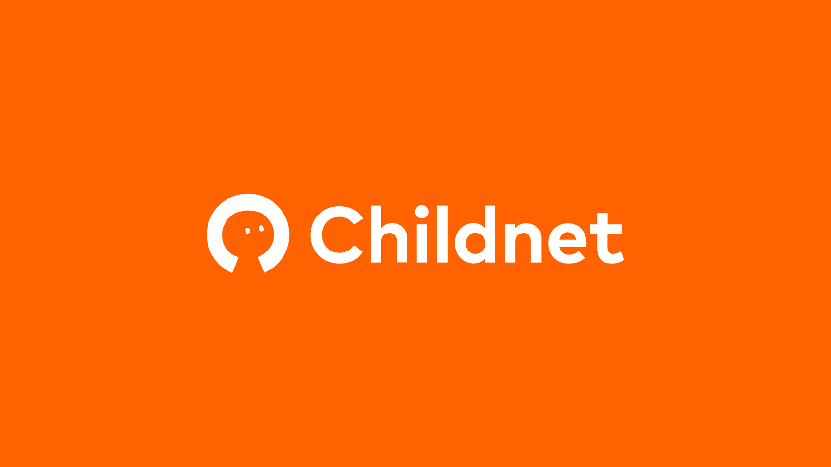 Childnet logo on an orange background